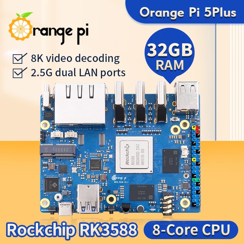 Orange Pi 5 Plus 4 8 16 32GB R - Compute Module 4 32Gb Wifi reseña y precio